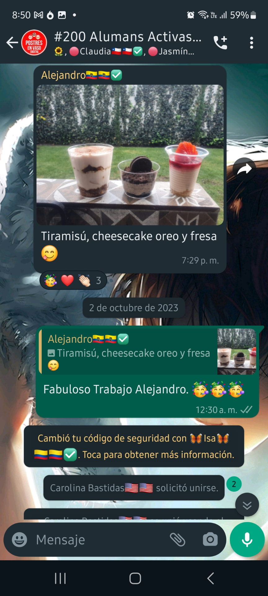 Resultado real de una estudiante del Método Dulce Rentable