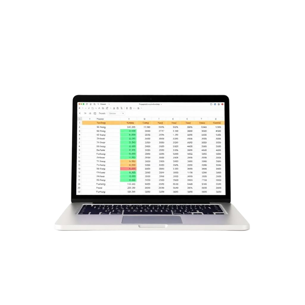 Tabla de Excel de Costos